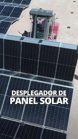 ☀️DESPLEGADOR DE PANELES SOLARES☀️ #fyp #parati #energia #solar #energy 
