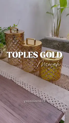 Rekomendasi Set 3pcs Toples Aklirik Gold/Toples Diamond Arabian/Toples Lebaran….. #topleslebaran #toplesaklirik #toplesgold #topleslebaran 