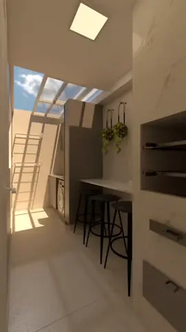 Da série: Lavandeira com churrasqueira ✨ #designdeinteriores #arquitetura #churrasqueira  #fyp #lavanderia 