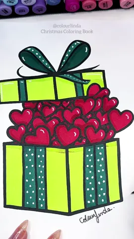 🎁❣️ #coloringbook #livrodecolorir #colourlinda #asmr #coloring #colouring #satisfying 