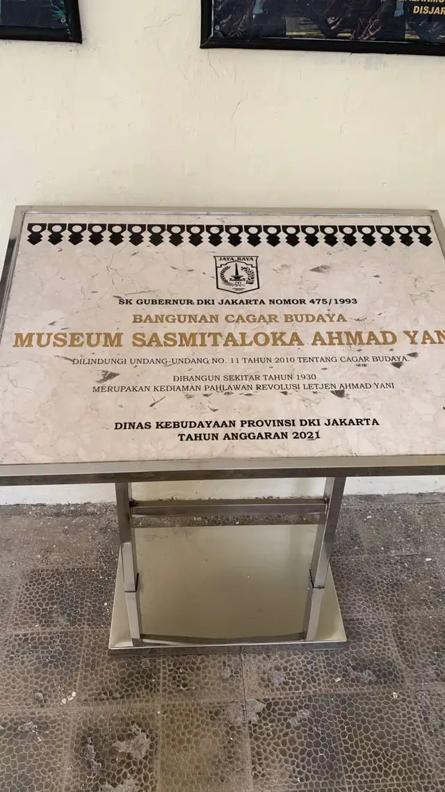 Visit the Museum Sasmitaloka Jend Ahmad Yani  #g30spki #jendralahmadyani #museum 