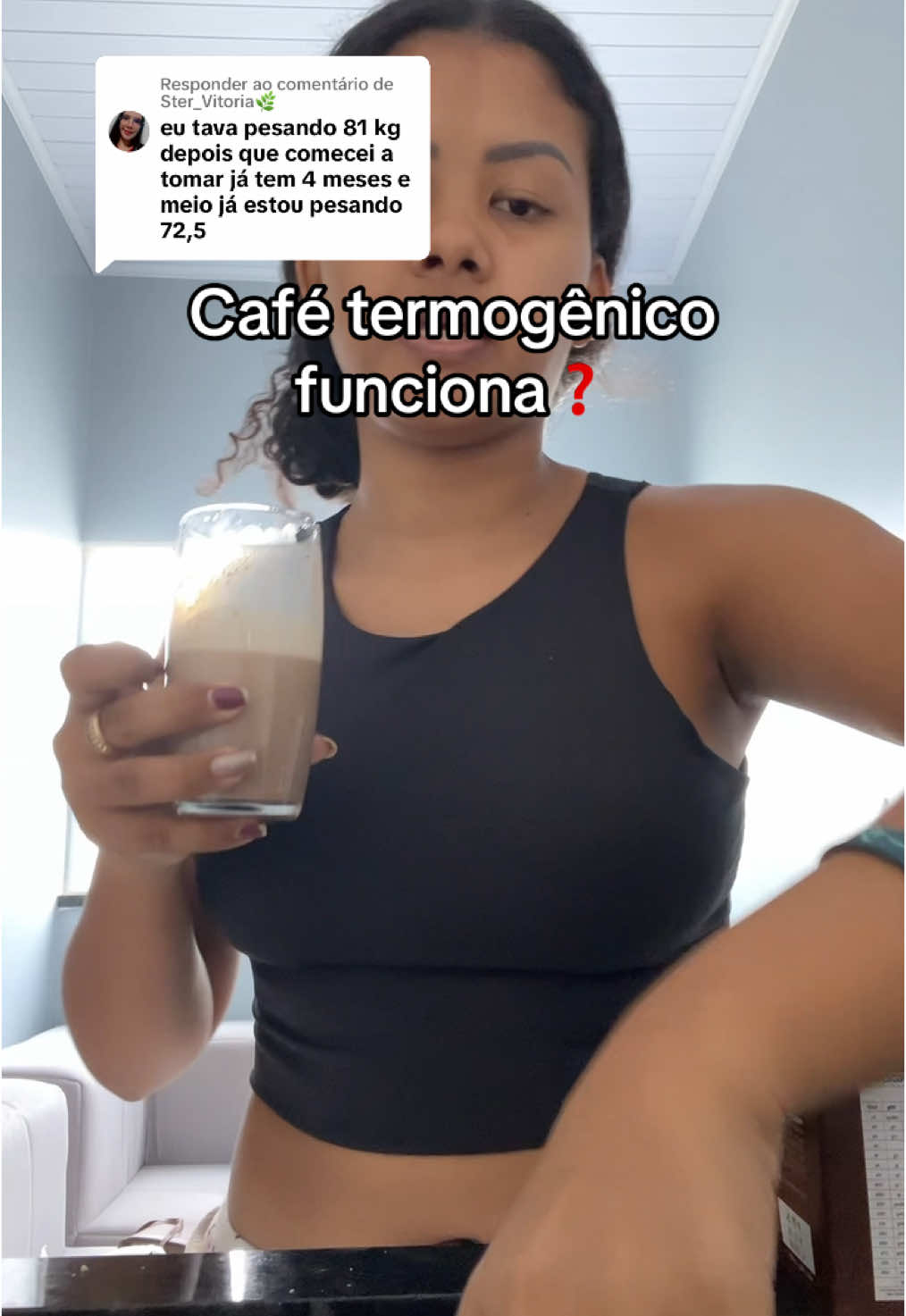 Respondendo a @Ster_Vitoria🌿   Perdeu 9kl 😱 #cafetermogenico #dreamscoffee 