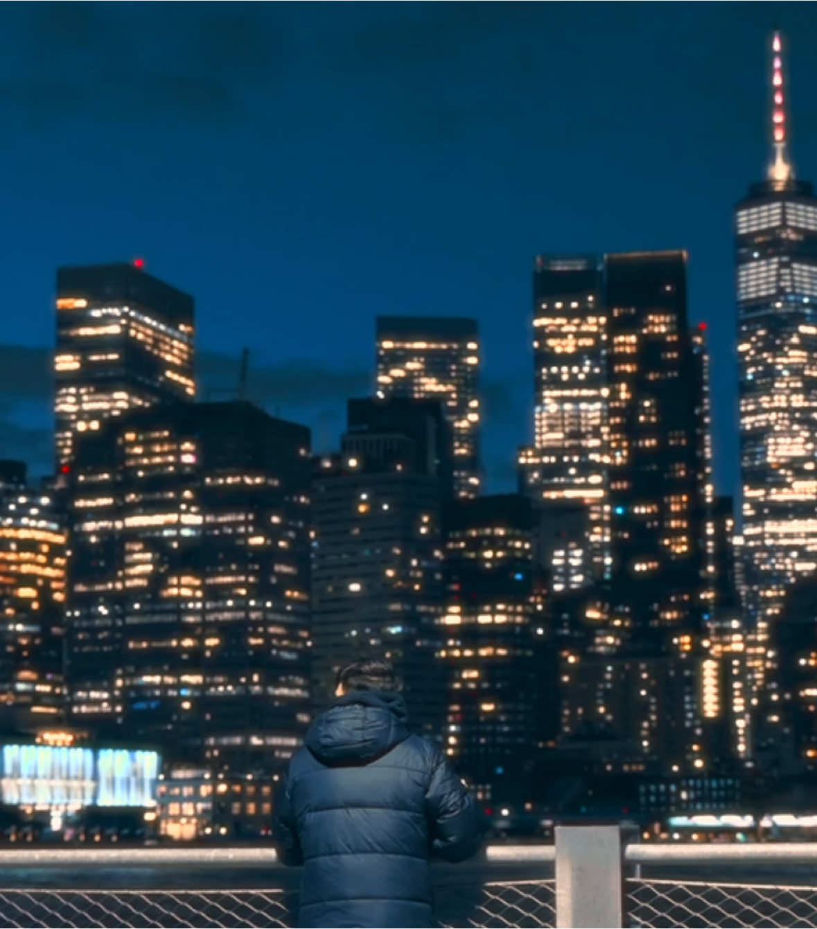 overlooking new york #cinematic #cinematography #videography #filmmaking #bluehour #newyorkcity #newyork 