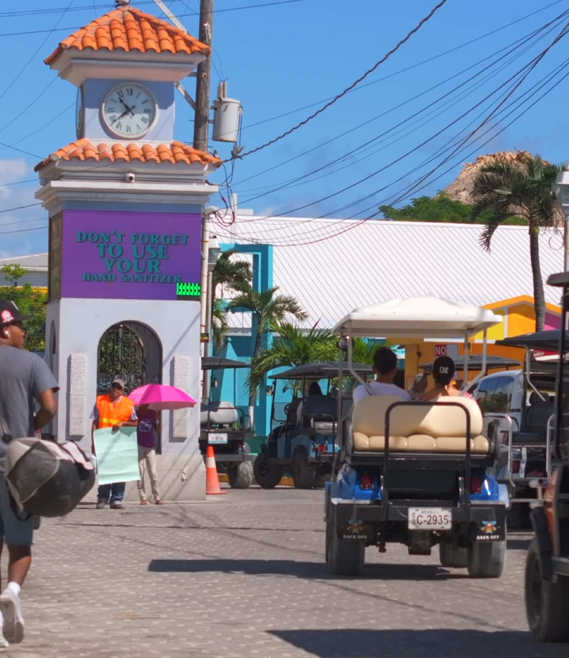 A Day in La Isla Bonita 🇧🇿🏖️ #sanpedro #belize #puppyfoot #fyp #viral #drone #dji #island #tropics #winter #caribbean 