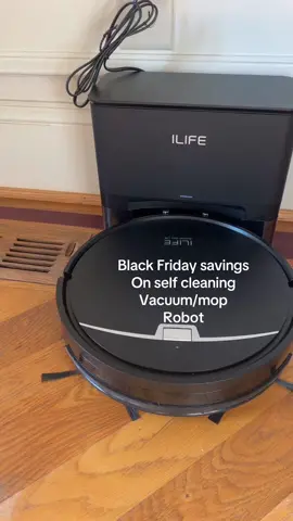 Got this for my husband’s birthday and he jumped for joy—gift of the season is on black friday sale! #ilife #vacuum #robot #mop #selfclean #clean #tiktokshopblackfriday #blackfriday #blackfridaydeals #cybermonday 