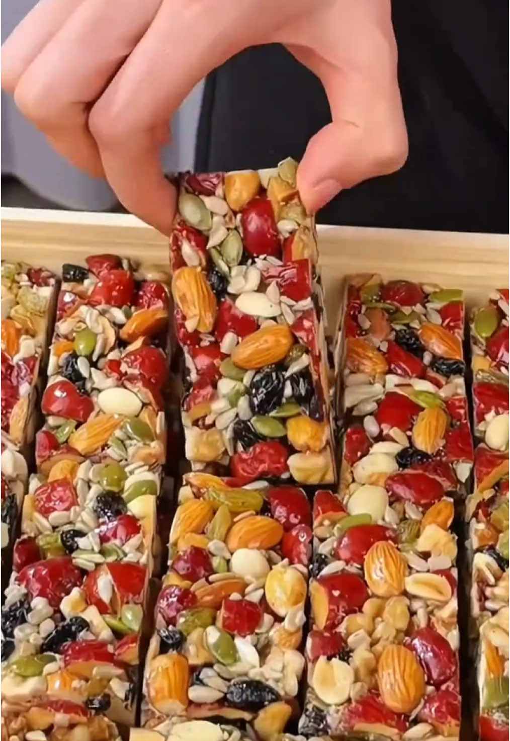 #อร่อยบอกต่อ#ขนมหวาน#ธัญพืชอัดแท่ง 