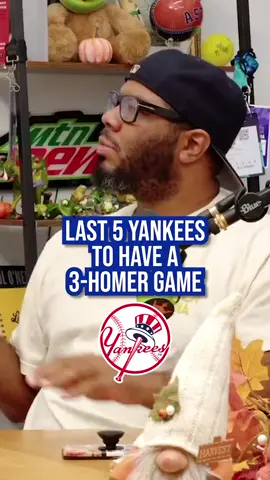 Last 5 Yankees to have a 3 homer game! #MLB #baseball #yankees #homerun #trivia 