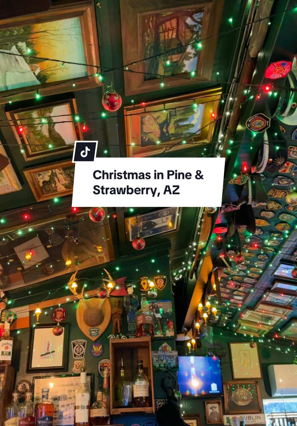 Was NOT feeling Christmasy yet this year but a trip up to Pine & Strawberry + a stay @The Strawberry Inn did the trick 🌲 getting our tree helped too 🥰 LOTS of stuff going on in town on the weekends but I like it quieter during the week. We always make sure @Old County Inn is open at least - night we’re in town though! #arizona #arizonatravel #arizonatravelideas #strawberryarizona 