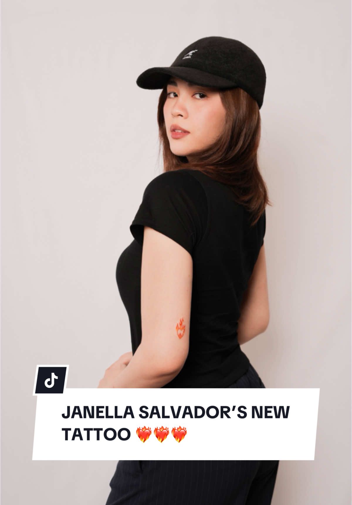 Janella Salvador’s new tattoo ❤️‍🔥 flaming heart #rydelreibtattoo #tattooideas #foryoupage 