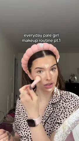 Replying to @shelbysativaa my go to pale girl makeup routine 🤍 pt.1
