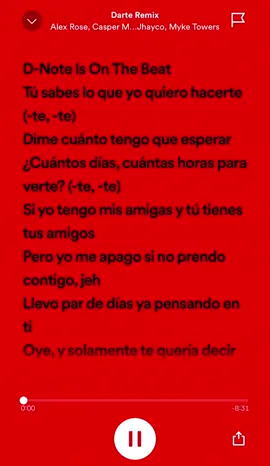 parte 3| darte remix  #music#spotify#temazo#fyp#lyrics#goodsong 