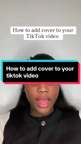 How to add cover to your tiktok video#creatortips #tiktoktutorials #tiktoktips #tiktokbeginners #newontiktok #queenzoei #queenzoeforever 
