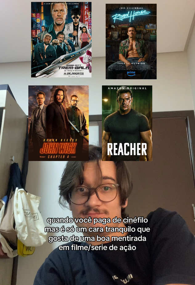 eu não confio em quem nao gosta desse tipo de filme #fyp #movie #movies #series #action #jhonwick #reacher #bullettrain 