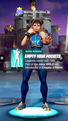Empty Out Your Pockets emote❤️‍🔥  #fortnite #fortnitechapter2 #juicewrld #emote #999 #liveevent 