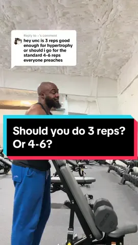 Replying to @☣︎ Stop making a big deal out of these 2-3 rep sets. Because it’s literally not a big deal. You know why?.. you can always do a 2nd set… and you wanna know another reason why?.. you’re probably already doing 2-3 sets ANYWAY… so like cmon. Let’s be realistic.. yall aren’t doing 2-3 rep sets and walking away.. - If you know there’s no significant difference between 0-2 RIR, why would you make it a big deal about only getting 3 reps? I would be more concerned with doing 12+ reps than 3.  - Playing with heavier loads, you don’t at all have to worry about failure as much as people playing with lighter loads upwards 10-12+. You’re already playing with high-threshold motor units. You’re not wasting away half a set doing nothing like higher rep sets.  - This shouldn’t be complicated and I shouldn’t have to make this deep. Just drop the load and move one. The 2nd set will make up perfectly fine. Or.. hear me out.. orrrr… Just don’t do 2-3 rep sets. Who cares. But yall gotta stop acting like I’m teaching “2-3 reps is best for hypertrophy”.. I’ve literally never said that. 3 rep sets with 1-2 RiR are in fact great tho… and I’ve found that to help my strength progression a lot.. and guess what more strength means.. #gym #bodybuilding #fyp #fypシ #GymTok #Fitness 