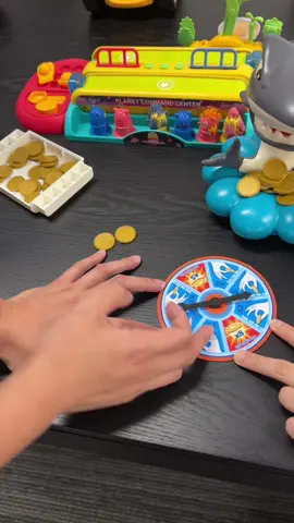 Escape with yer life… and yer payment!! 🤑 #sharks#aqua#christmas#family#games#money#fun 