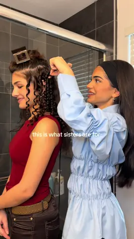 who else is gunna curl the back of your head for you?!
