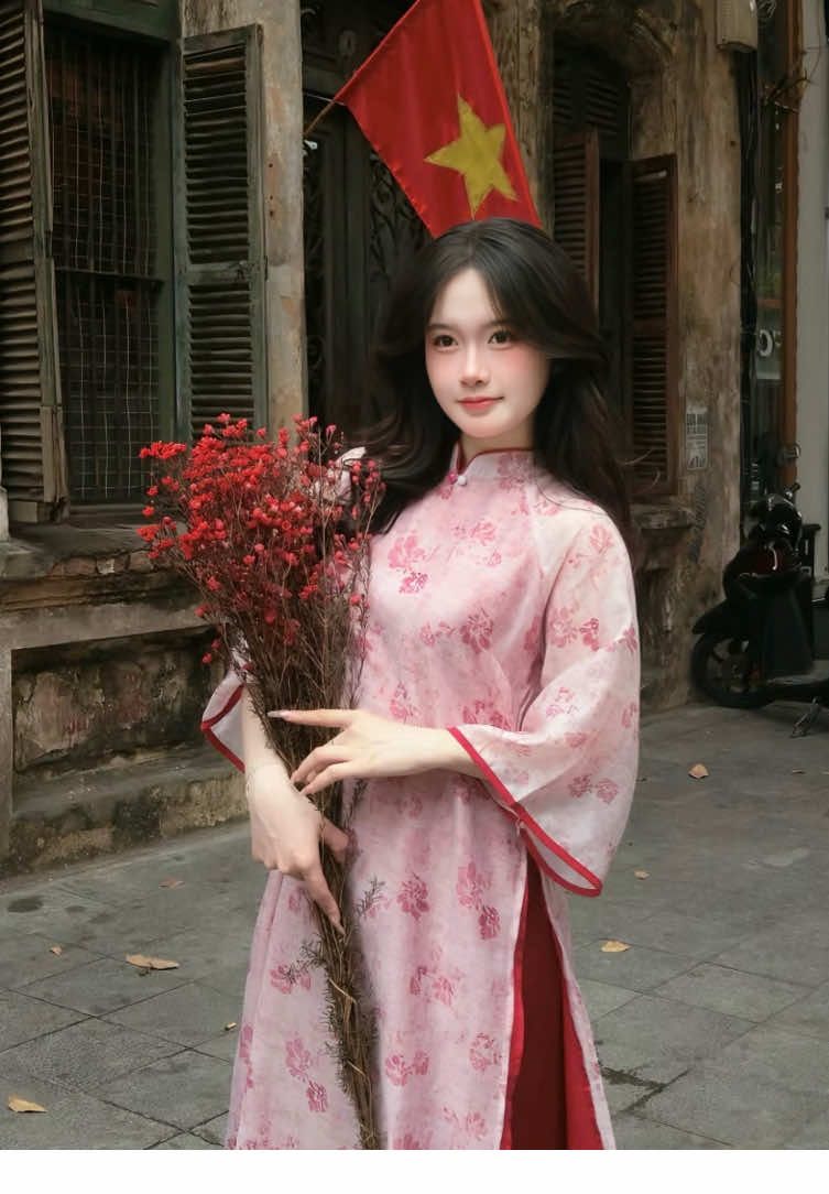 Thịnh vượng Việt Nam sáng ngời 🇻🇳 #aodaibongxinh #aodaiTet #chupanhtet #thoitrang #outfit #aodaisaigon #aodaicachtan #aodaitet2024 #aodaibongxinh #viral #thịnhhành #xuhuongtiktok2024 #trending #aodai #viralvideo 