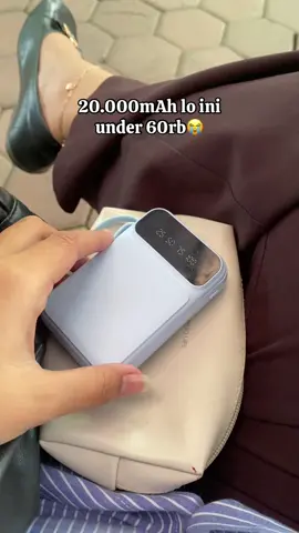 powerbank 20.000 mAh under 60rb😭 buset #powerbankmurah #powerbankmini #powerbankviral 