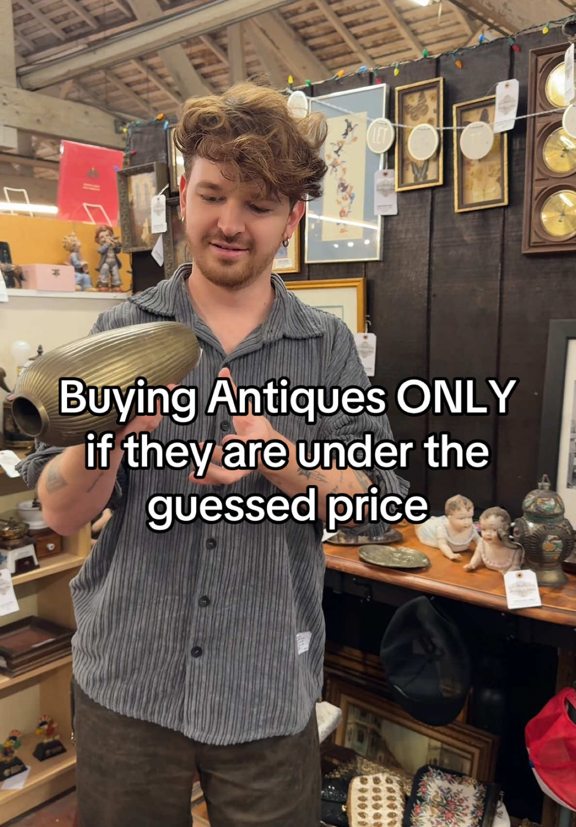 Antiques are all over the place 😂 Excited about the few items I did pick up for my house 
