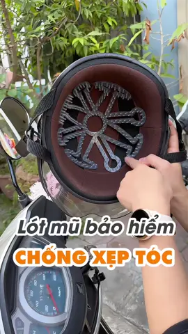 Có lót mũ này ko lo đội mũ bảo hiểm bị xẹp tóc nữa rồi chị em ơiiiii #lotmubaohiem #lotmubaohiemsilicon #lamdepkhongkho #tienichcuocsong #tienichgiadinh #taphoabacha 