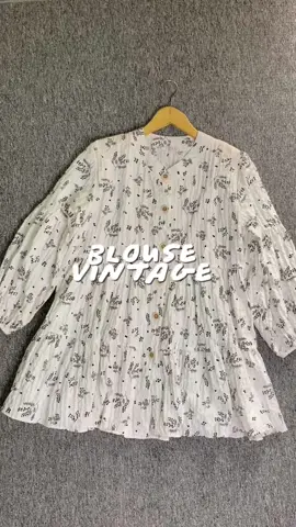 Jean blouse vintage #blousemurah #blousevintage 