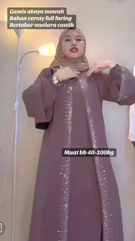 Rekomendasi gamis abaya lebaran mewah #gamis #gamislebaran #gamiskekinian #gamisabaya #abaya #fyp 