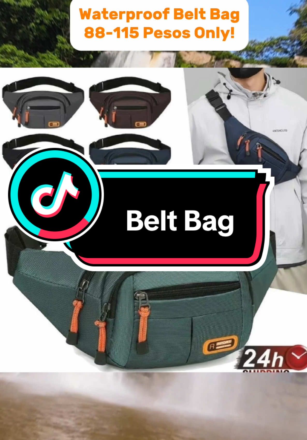 Sulit nito ganda ng quality 😍 #beltbag #bag #mensbag 