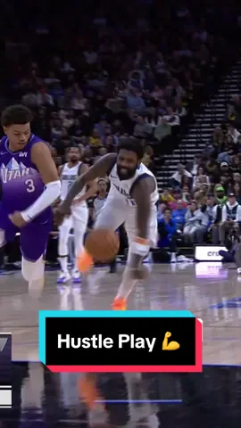 Impressive hustle play 🔥 #NBA #NBAHighlights #KyrieIrving #DallasMavericks 