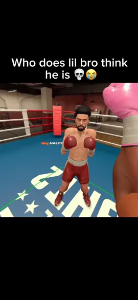 What was bro doing 😭 #totf2 #thrillofthefight #thrillofthefight2 #vr #viral #fyp 