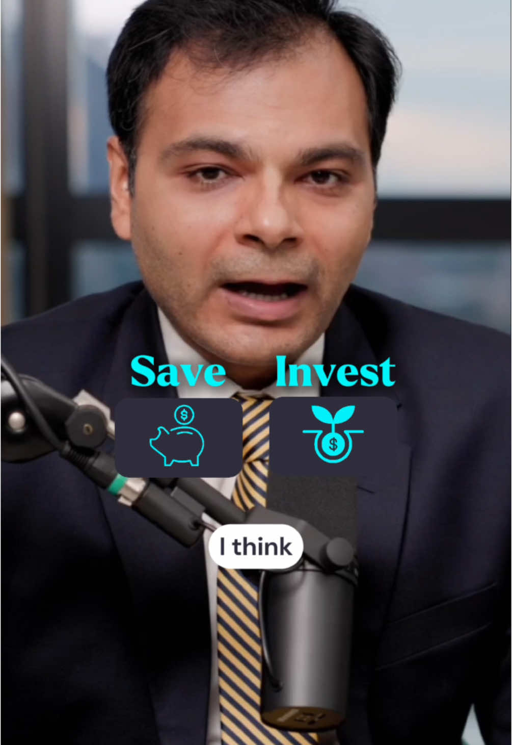 Save or invest? The right choice depends on YOU—here’s what an exec had to say! 👌✨ #saving #investing #financialtips #financialliteracy #moneytok