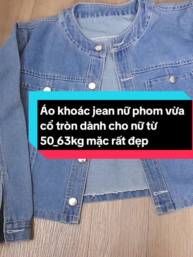 Áo khoác jean nữ cổ tròn bán rất chạy#aokhoacbo #ao #aokhoacjeannudaitay #aobonu #aokhoacjean #aokhoacbonu #aokhoacjeannumoinhat ##aonu 