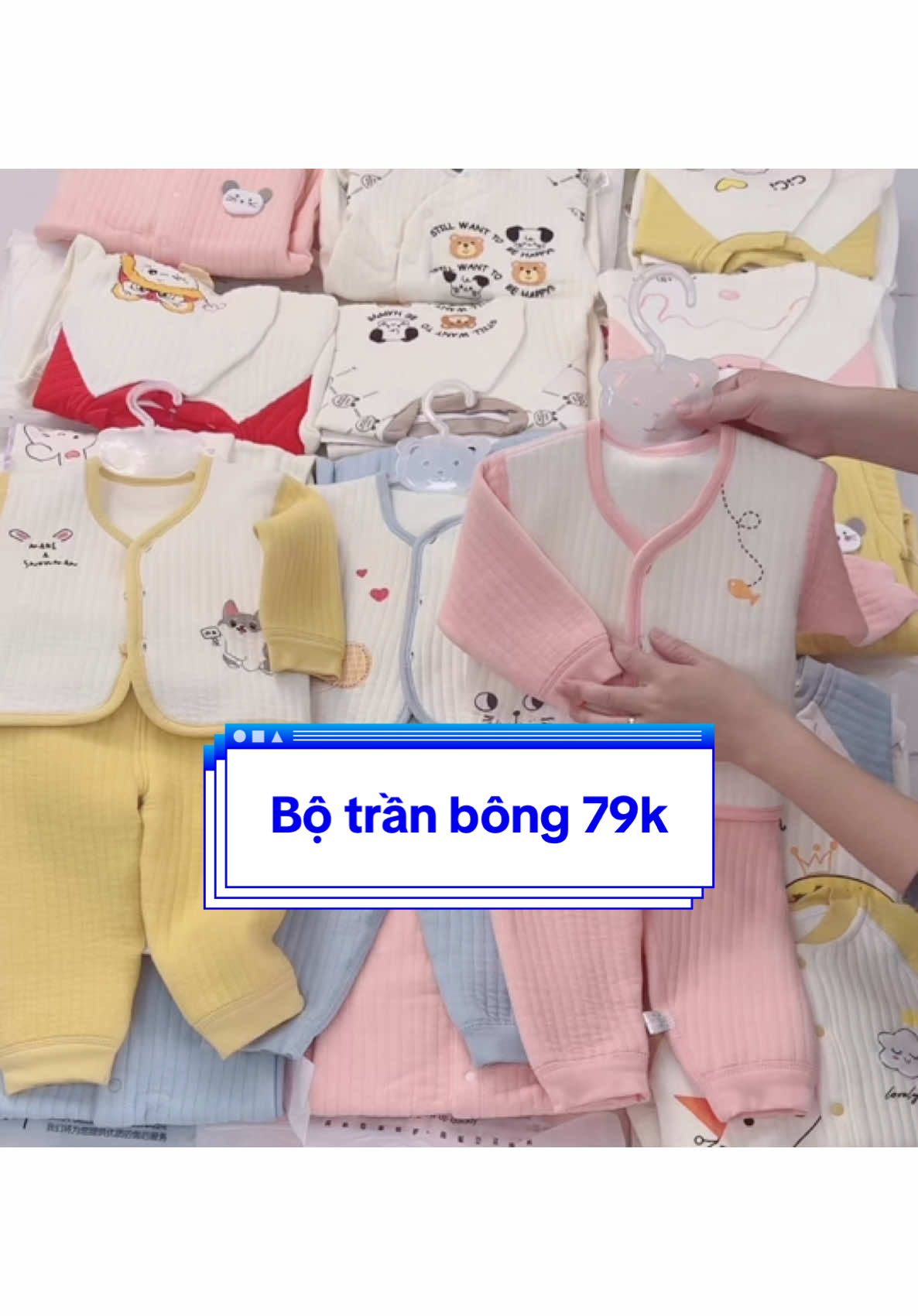 Bộ trần bông ba lớp cho bé#xukikids #bottranbong #tranbongchobe #bothudongchobe #bothudongbetrai #bothudongbegai 