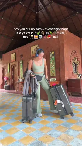 no because my bigger suitcase is actually so hard to carry around😩😩😩 I think I might have overpacked … #bali #balilife #balithings #balifail #balidaily #360bali #funnybali 