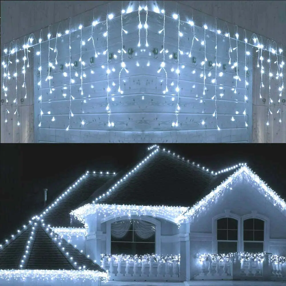 🎄✨ Light up your festive spirit this holiday season! Transform your home into a winter wonderland with our stunning Outdoor LED Curtain Icicle String Lights! ❄️🏠 With a dazzling drop of 0.6-0.8m over a magnificent 5m stretch, these lights are perfect for draping over eaves, balconies, or garden fences. At just £40.99, let your home sparkle and shine with joy! 🌟💖#ChristmasLights #HolidayDecor #OutdoorChristmas #WinterWonderland #LEDDecor #FestiveVibes #IcicleLights #HomeForTheHolidays #JoyfulHomes #ChristmasMagic 🎁✨ #party #christmas #santa #snow #lights Shop Now https://vel-mar.co.uk/products/christmas-decorations-for-home-outdoor-led-curtain-icicle-string-light-street-garland-on-the-house-winter-220v-5m-droop-0-6-0-8m
