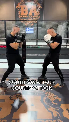 Southpaw attack and counterattack combination 🥊 #papaiosif #boxing #family #boxingtraining #boxingforall #fyp #foryou 