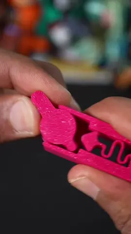 3D-Printed Click Switch Stick Fidget. 📁File: Makerworld  🖨️Printer: @BambulabGlobal A1 AMS Filament: @eSUN 3D Printing PLA+Magenta #asmr #fidget #toy #3dprinting #click #switch #stick 