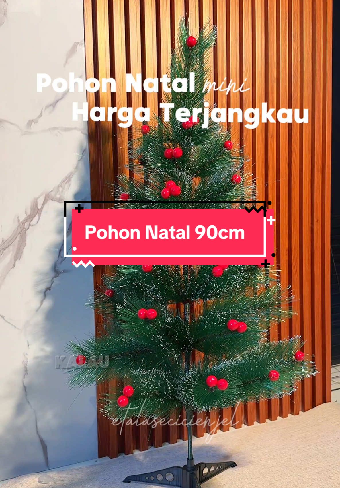 Membalas @kangbakso89 Pohon Natal Mini 90cm 🎄✨ #promoguncang1212 #megaguncang1212 #pohonnatal #pohonnatalmini #pohonnatal90cm #christmastree #christmas #hiasannatal 