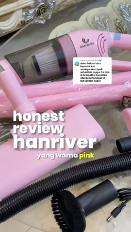 Membalas @Rara🦋 review jujur dari aku setelah pemakaian 6 bulan, diantara 6 vacum cleaner 200ribuan yang aku punya, cuma hanriver yg bisa ngedot debu halus seperti bedak sekalipun, sebersih dan se ngangkat itu #hanriver #vacumhanriver #vacuumcleaner 