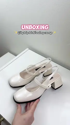 Mùa này đi chơi mà mang giày búp bê thì xinh lắm luônn 🫶🫶 #unboxing #review #giaydepnu #giayditiec #MuaTaiTikTokShop #sandealthantoc 