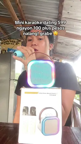 mini karaoke with microphone #karaoke #speaker #mini #bluetoothspeaker 