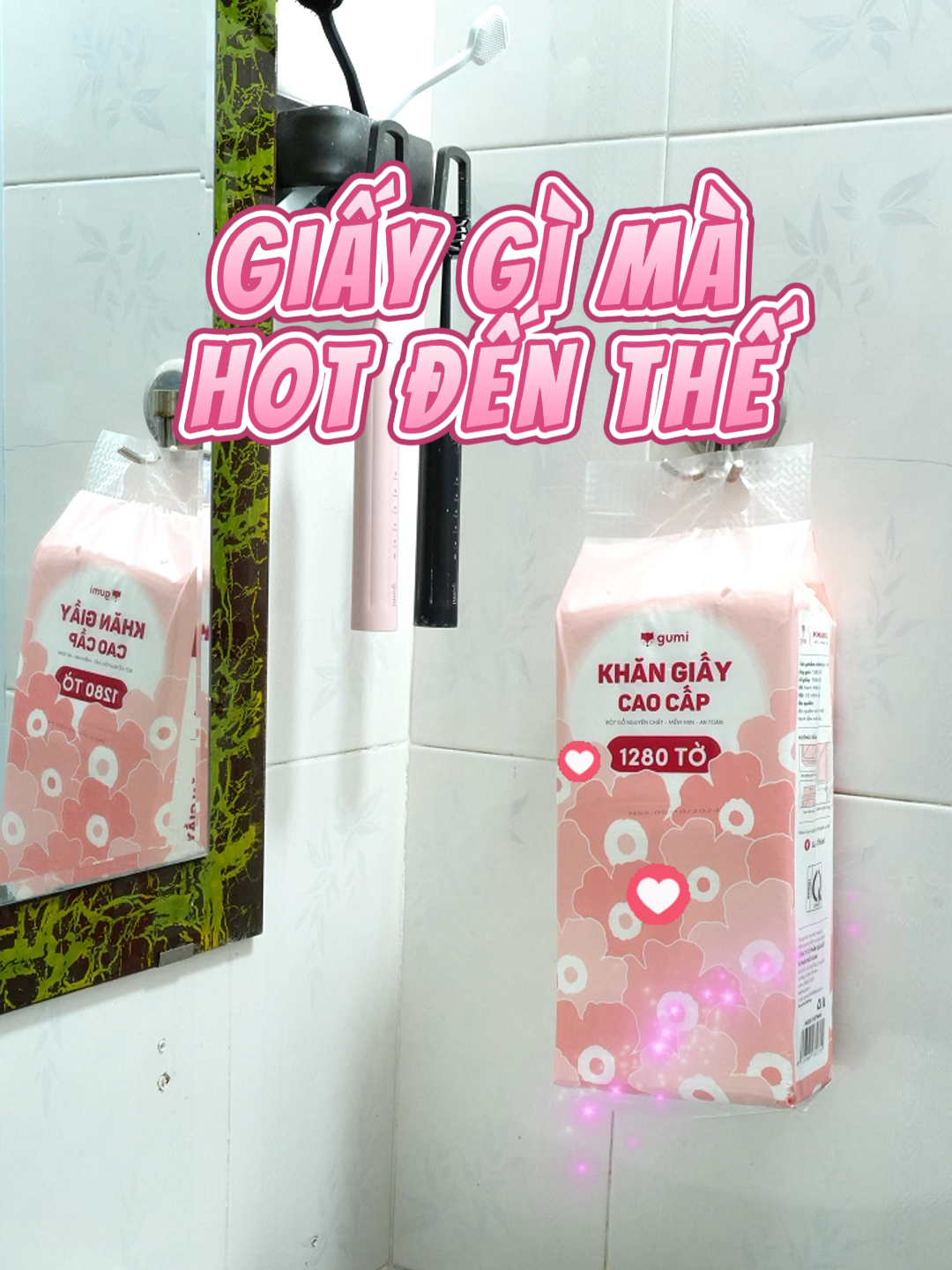 Giấy rút treo tường Gumi - tiện lợi, an toàn, lành tính. Mọi người yên tâm sử dụng nha #Gumi #giaytreotuong #giaytreotuonggumi #antoan #xuhuong