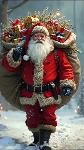 #santaclaus #christmastime #snow #wintersnow #wintervibes #rockingaroundthechristmastree #christmaswreath #christmassnow Christmas and Santa Claus Heavy load, but full of joy #winterwonderland #thefirstnoel #wintercollection #hohoho #rudolph #christmascountdown #weihnachtsmann #hohohoitsavintagechristmas #letsnow #christmas #wintertime❄️ #kindertiktok