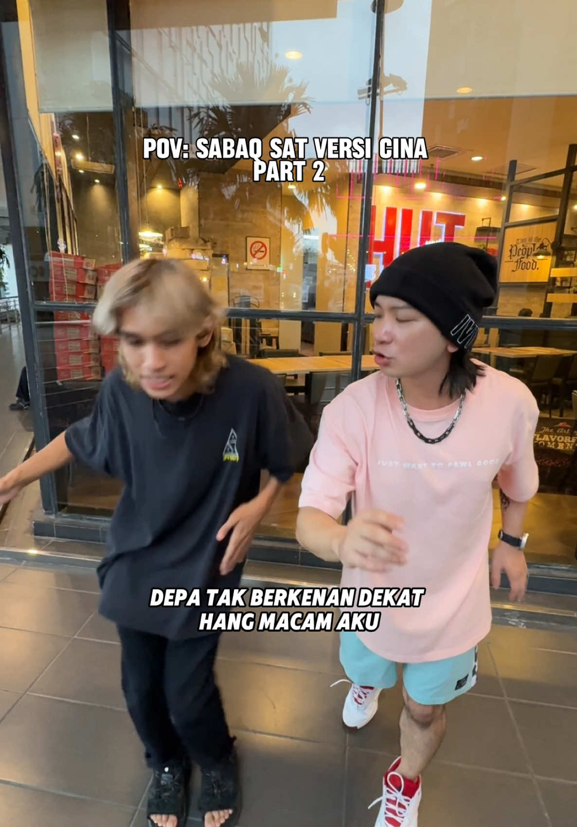 kita ajar dia balik @onefaridzuan  Memang kuat merajuk #daredarebro @Farid #敢敢哥daredarebro #sabaqsat 