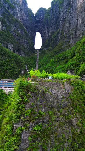This is Tianmen Mountain. What does your photo look like? # Tianmen Mountain #
