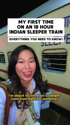 ad My 20 hour* Indian sleeper train experience 🇮🇳 (*this was originally an 18 hour journey that was delayed by 2 hours). Travelling from New Delhi to Jaisalmer on an overnight train. I’ll be making a future video about things to know and travel tips before going on one but have included a few below! Ngl, this was something I was incredibly excited to do. I love trains. I love the idea of overnight trains. Though the thought of an 18 hour journey was daunting, this actually flew by?! It was helped by an early start so we all managed to catch sunrise and slept the majority of it. I’m on a 12 day Women’s Expedition tour around Rajasthan with @Intrepid Travel so all of our transport (including trains and tuktuks) are organised for us! TRAIN CLASSES: - Our group was booked on both 2AC and 3AC - air-conditioned with either 2 or 3 berths. The trains are open-plan so there isn’t much privacy (but our compartment had a curtain!) • You pop your (locked) luggage underneath the lower bunk and your personal items and valuables by your head as you sleep! • ⁠There are options to buy food on the train but our guide advised against this and we ended up pre-ordering lunch and dinner with restaurants she recommended instead. Shrishti our guide then picked it up when the trains stop at specific stations! We arrived and then got on a tuktuk (my first ever one!) before checking into our hotel for our visit to Jaisalmer. I’ll take you around there tomorrow! ♥️ #OnlyIntrepid #india #sleepertrain #travel #indiatravel #indiatraveldiaries #indiantrain #traintravel #newdelhi #jaisalmer #jaisalmerdiaries #indianfood #incredibleindia #intrepidtravel #sleepertrainindia #firsttimeinindia #indiasleepertrain #overnighttrain #grouptravel #femalesolotraveler #femaletravel #womenwhotravel