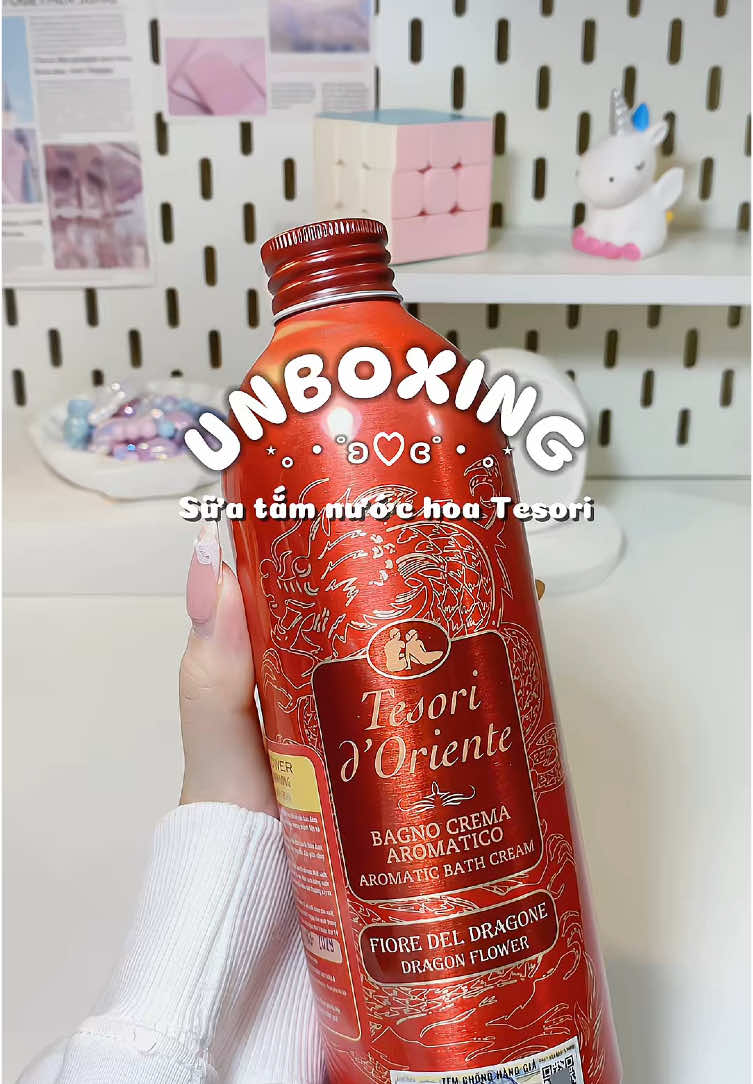 Sữa tắm nước hoa lưu hương siu lâu 🌸🫧 #sữatắm #suatam #tesori #suatamhuongnuochoa #tiktokshop #unboxing 