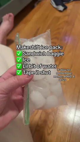 Kiddo busted his face this morning so emergency ice pack it was. He’s okay, he just has a swollen lip, a couple scrapes, and an extra need for snuggles. Mama’s got all those covered. #momhack 