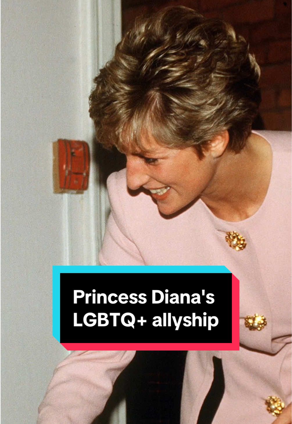 Did you know about #PrincessDiana 's LGBTQ+ allyship? 🌈 #diana #dianaspencer #hiv #worldaidsday #awareness #ally #royalfamily #dragrace #rupaulsdragrace 