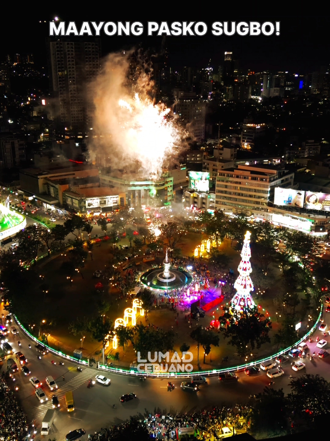 Maayong Pasko Sugbo! 🎉🤩✨  #Fuente #ChristmasTreeLighting #ForYou 